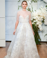 Monique Lhuillier Lilac Wedding Dress